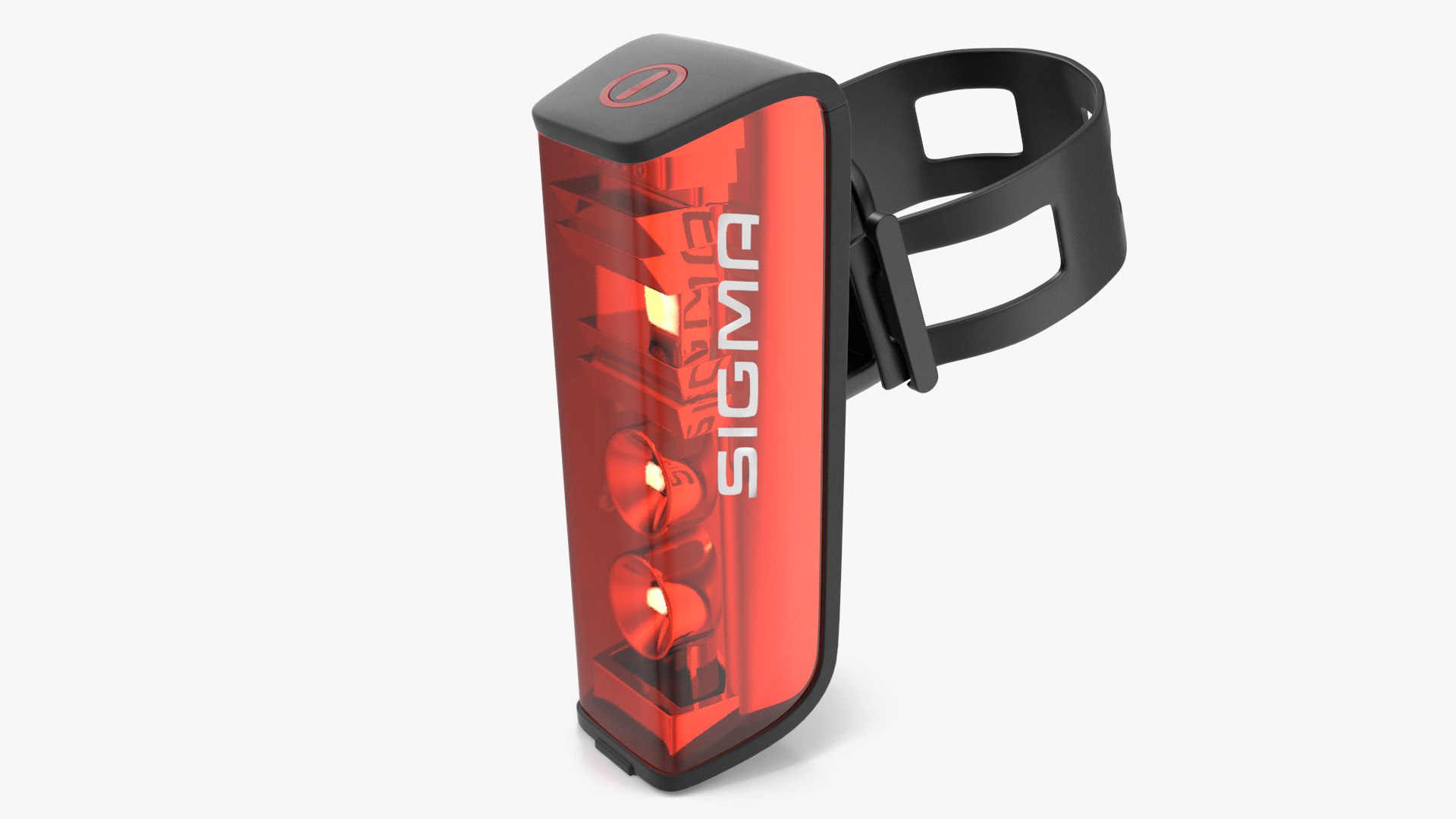 Sigma Blaze USB Bike Rear Light Turned On 3D model preview
