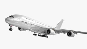 Airbus A380 Generic White