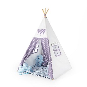 3D tent wigwam children 2 model