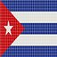 Cuba Flag Stand Pole Animated Loop