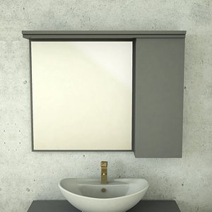 Mirror with storage