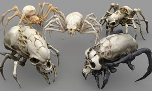 3D Prehistoric spiders