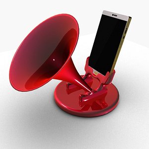 Cellphone sound magnifyer 3D model