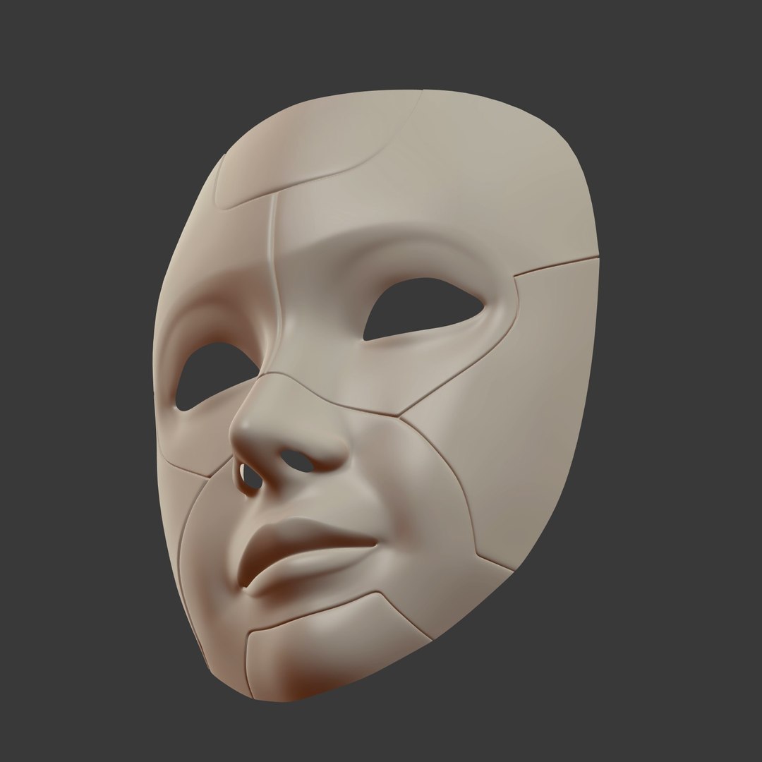 3D robot mask model - TurboSquid 1567547