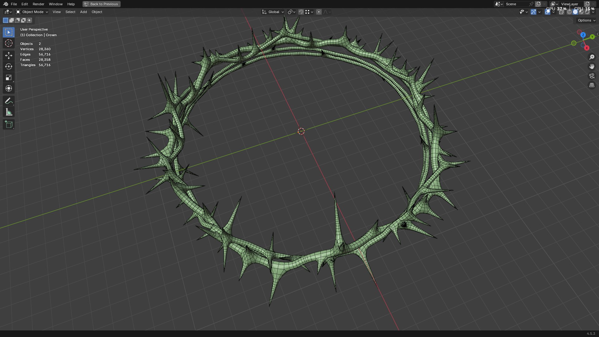 Gold Crown of Thorns PBR model https://p.turbosquid.com/ts-thumb/d7/GWMXw4/Ir/screenshot20251008182430/png/1759928542/1920x1080/fit_q87/b6997930174c4df0fc667ad2add016f6ec26e216/screenshot20251008182430.jpg
