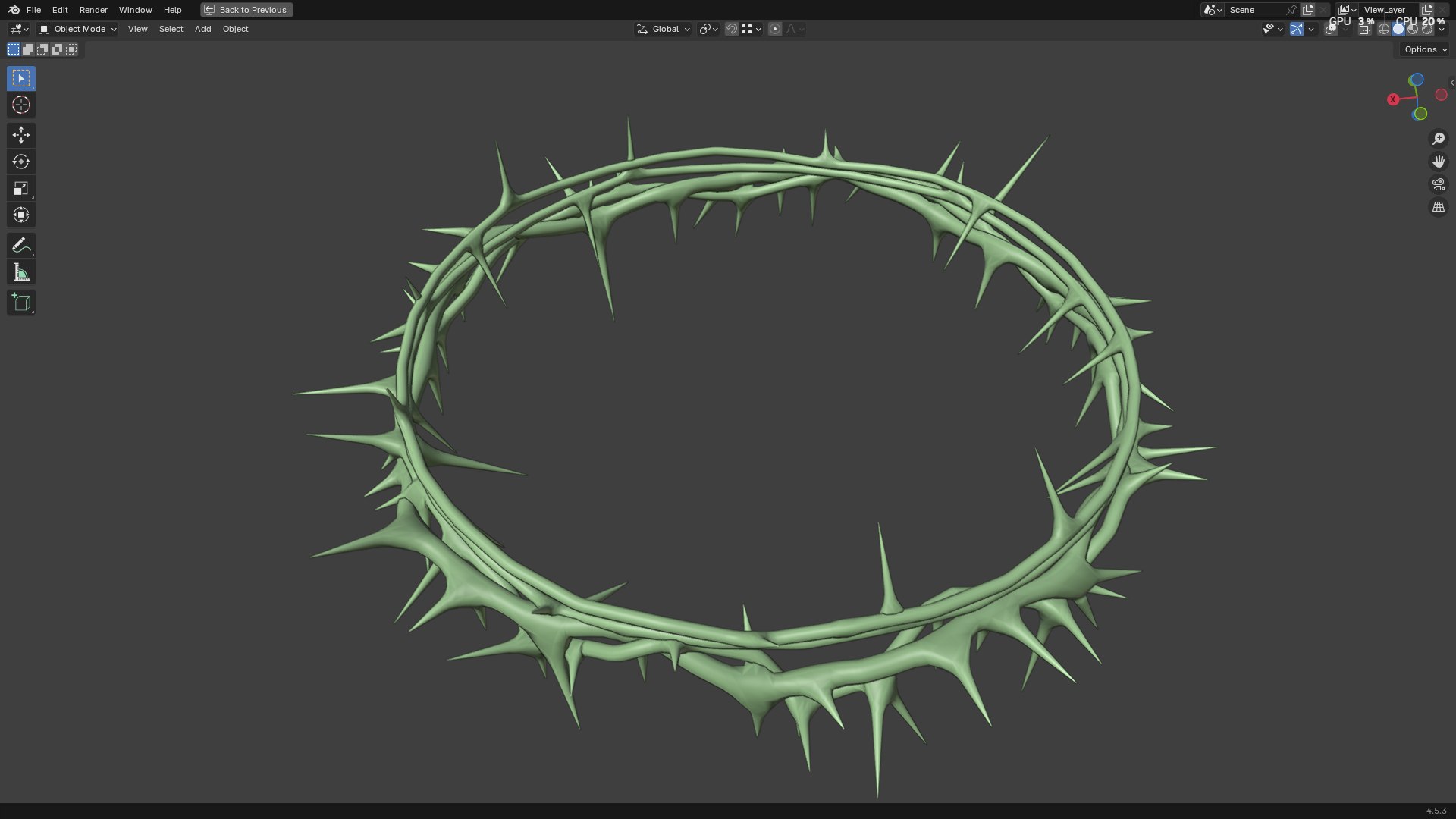 Gold Crown of Thorns PBR model https://p.turbosquid.com/ts-thumb/d7/GWMXw4/Kq/screenshot20251008182356/png/1759928720/1920x1080/fit_q87/31a0e4fd4c24309bcc73d567a91d33afefc50b6e/screenshot20251008182356.jpg