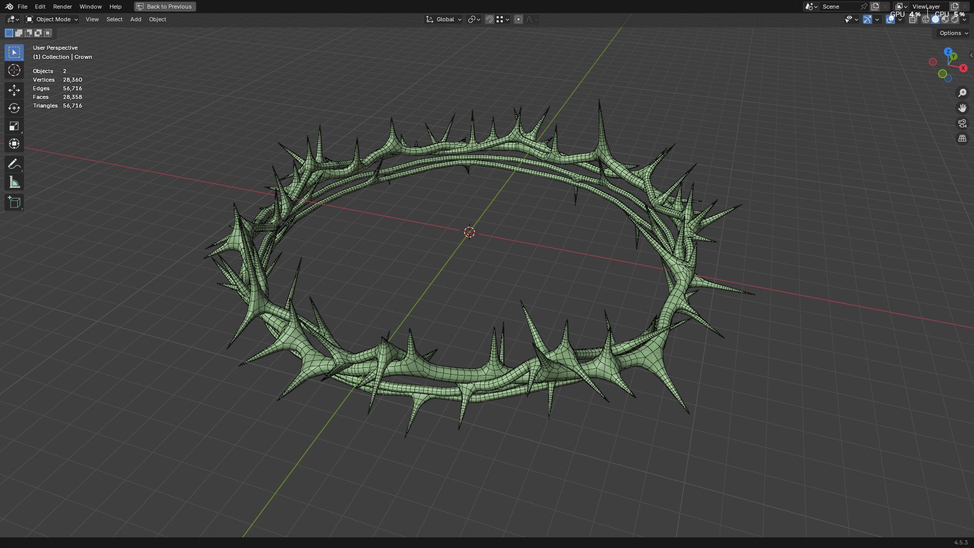 Gold Crown of Thorns PBR model https://p.turbosquid.com/ts-thumb/d7/GWMXw4/LI/screenshot20251008182511/png/1759928508/1920x1080/fit_q87/c8b0da1a001979a46a584ed0323628f02f7c5e55/screenshot20251008182511.jpg