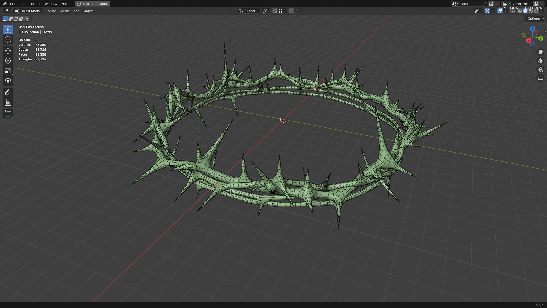 Gold Crown of Thorns PBR model https://p.turbosquid.com/ts-thumb/d7/GWMXw4/So/screenshot20251008182421/png/1759928546/1920x1080/fit_q87/d054b487c2a0481b87a7466d317f1dcff0f2a575/screenshot20251008182421.jpg