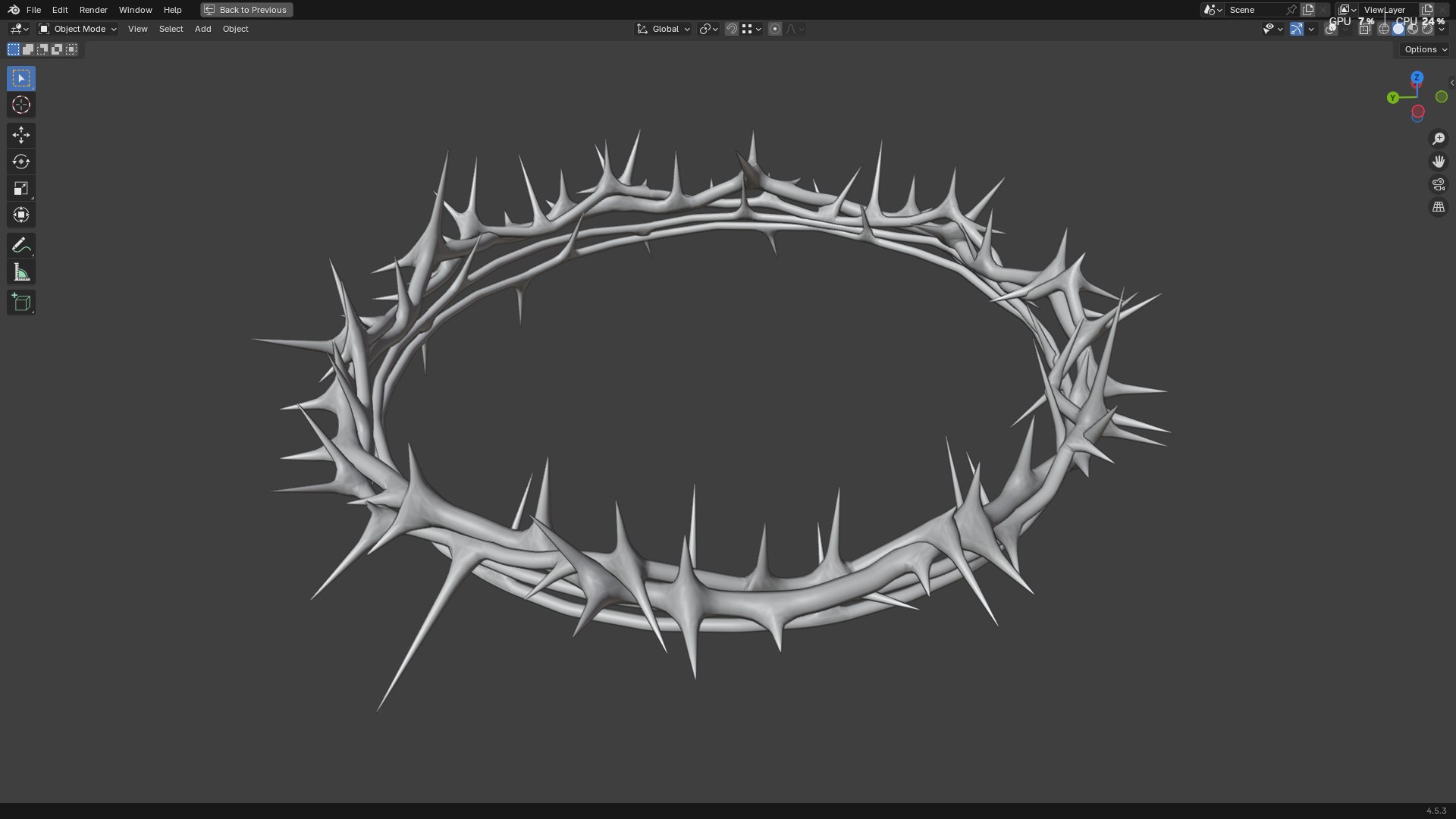 Gold Crown of Thorns PBR model https://p.turbosquid.com/ts-thumb/d7/GWMXw4/XW/screenshot20251008182324/png/1759928727/1920x1080/fit_q87/f0dadc00b3feebd4ee48246a7361216b064c6cf7/screenshot20251008182324.jpg
