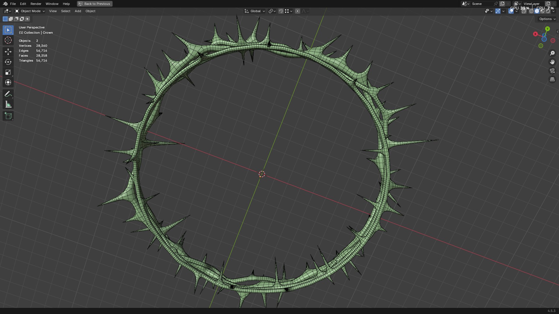 Gold Crown of Thorns PBR model https://p.turbosquid.com/ts-thumb/d7/GWMXw4/gt/screenshot20251008182443/png/1759928531/1920x1080/fit_q87/8f6b91109c44e6c4ab69c41f76a9bdeb7c915ee1/screenshot20251008182443.jpg