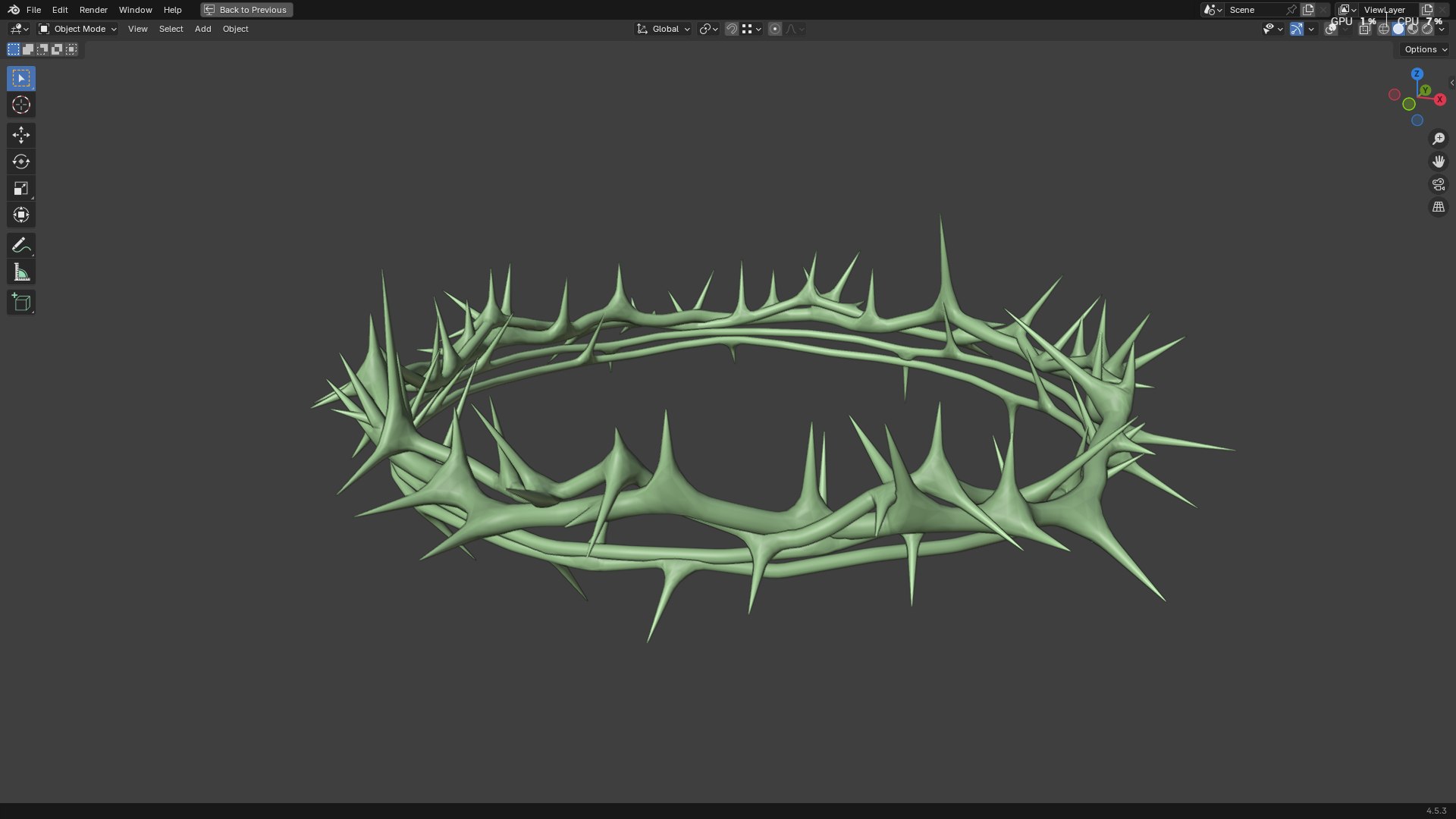 Gold Crown of Thorns PBR model https://p.turbosquid.com/ts-thumb/d7/GWMXw4/pa/screenshot20251008182405/png/1759928718/1920x1080/fit_q87/b96f6b33335272fdc4b1bbab4fb65729184f2592/screenshot20251008182405.jpg