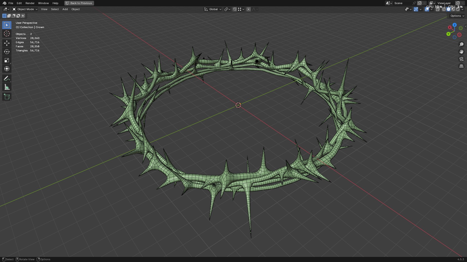 Gold Crown of Thorns PBR model https://p.turbosquid.com/ts-thumb/d7/GWMXw4/rJ/screenshot20251008182426/png/1759928550/1920x1080/fit_q87/093995fe5323e7877ca91a25cbee762c624ce892/screenshot20251008182426.jpg