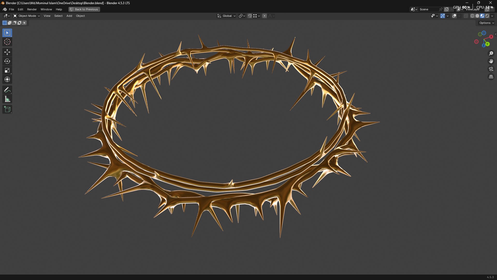 Gold Crown of Thorns PBR model https://p.turbosquid.com/ts-thumb/d7/GWMXw4/tF/screenshot20251008192322/png/1759929794/1920x1080/fit_q87/b59a6c58c45eaa0c59c589d5dbdd38c25cb04135/screenshot20251008192322.jpg