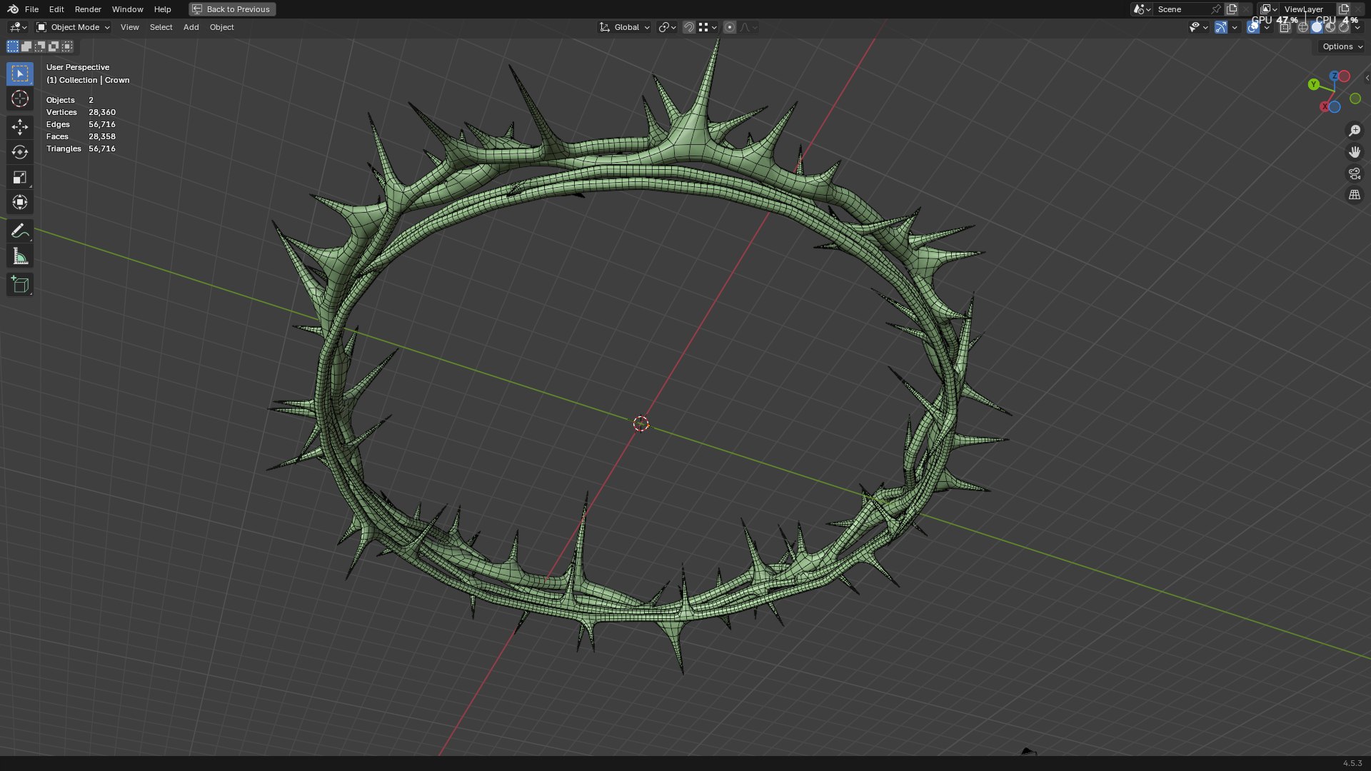 Gold Crown of Thorns PBR model https://p.turbosquid.com/ts-thumb/d7/GWMXw4/uW/screenshot20251008182446/png/1759928526/1920x1080/fit_q87/997c3147e771dc585a274a359b48806b36656919/screenshot20251008182446.jpg
