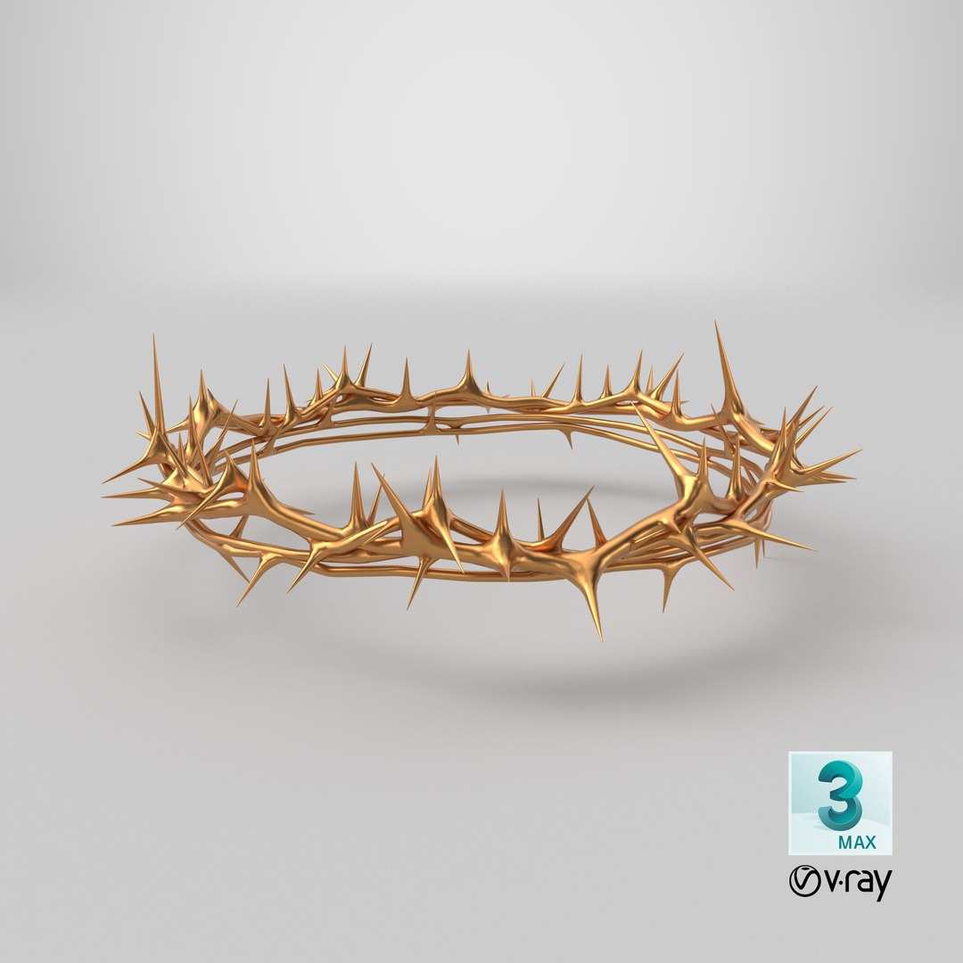 Gold Crown of Thorns PBR model https://p.turbosquid.com/ts-thumb/d7/GWMXw4/wV/stemcell_max_vray_render/png/1772637345/1920x1080/fit_q87/705e5166942b42afcb9b314943487b9b4c09d668/stemcell_max_vray_render.jpg