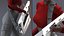 Dark Skin Woman with Roland AX Edge Keytar Rigged for Modo