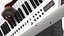 Dark Skin Woman with Roland AX Edge Keytar Rigged for Modo