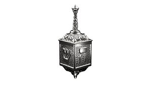 3D Antique Dreidel