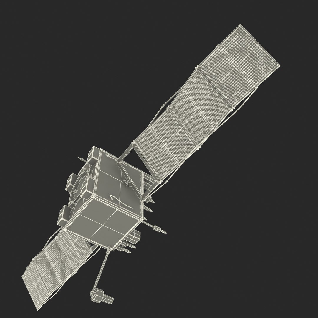 gps satellite navstar block 3d model