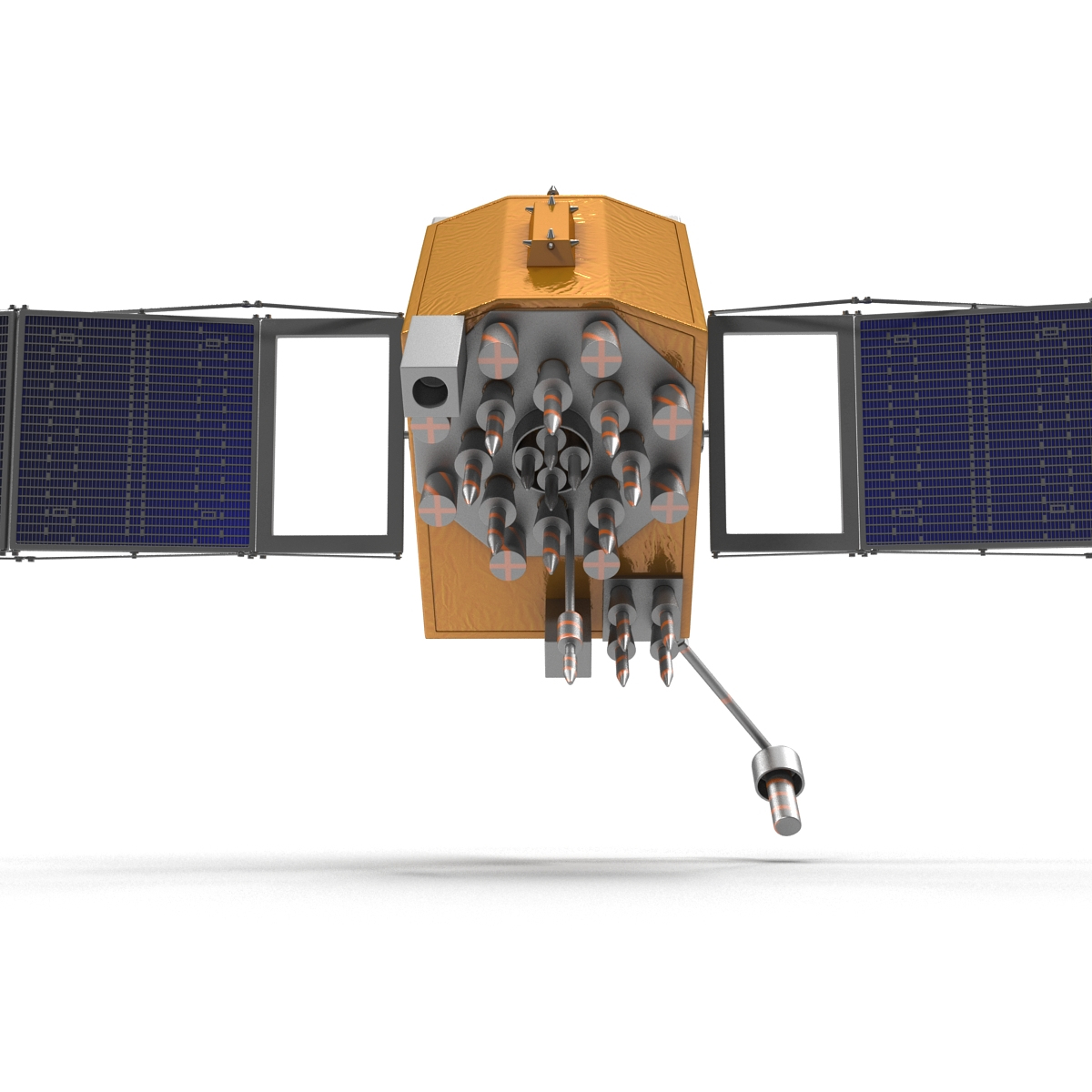 gps satellite navstar block 3d model