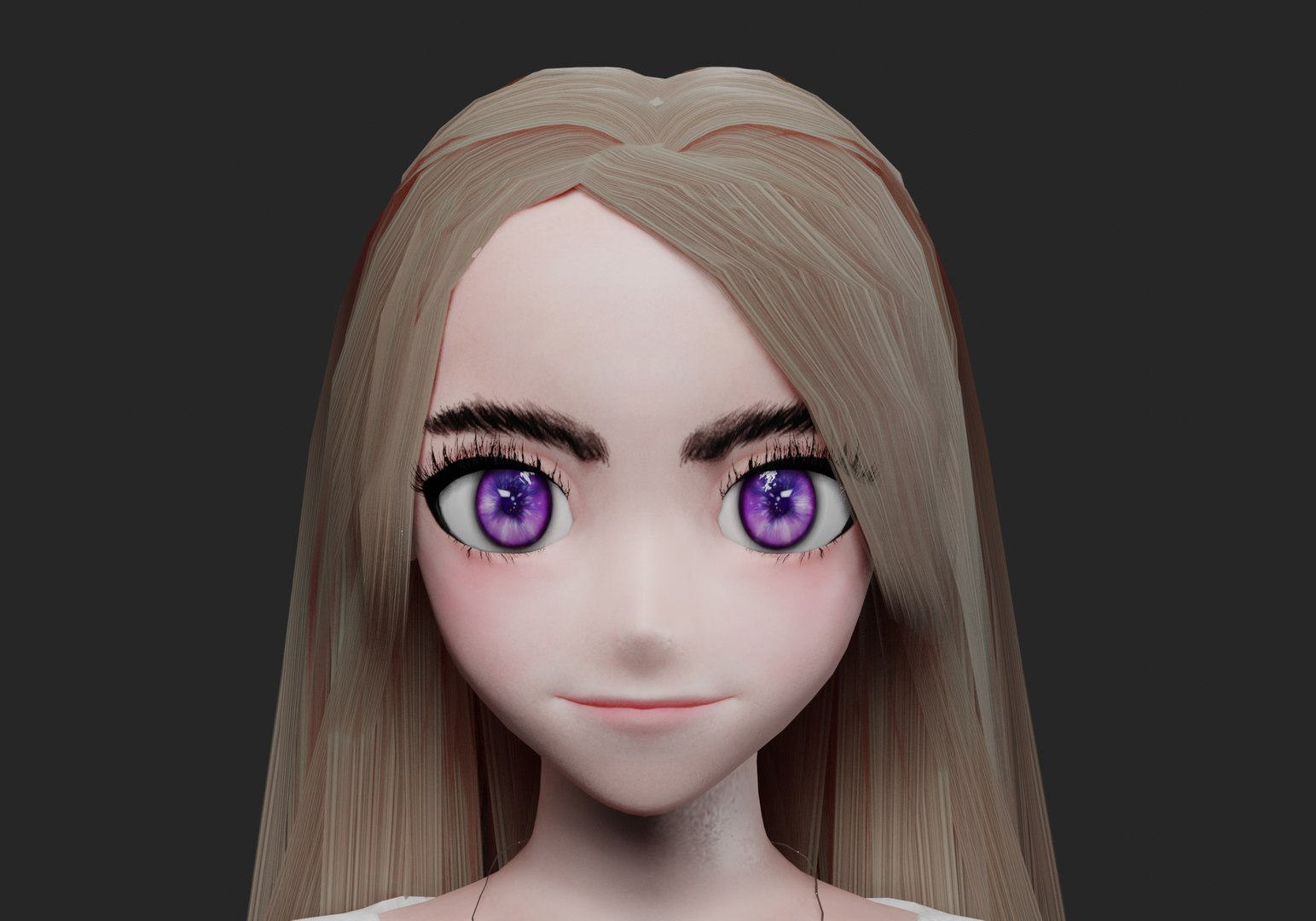 Basic Anime Girl V29361 3D Model - TurboSquid 2272494