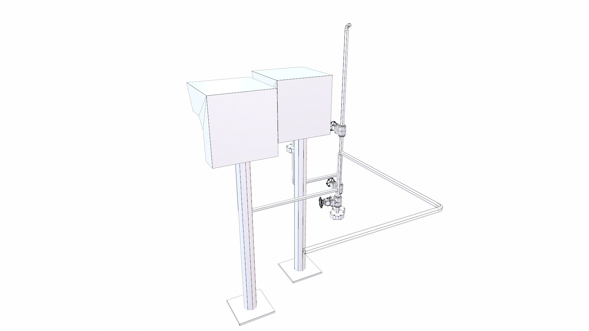 Meter And Valve 3D Model - TurboSquid 2341749
