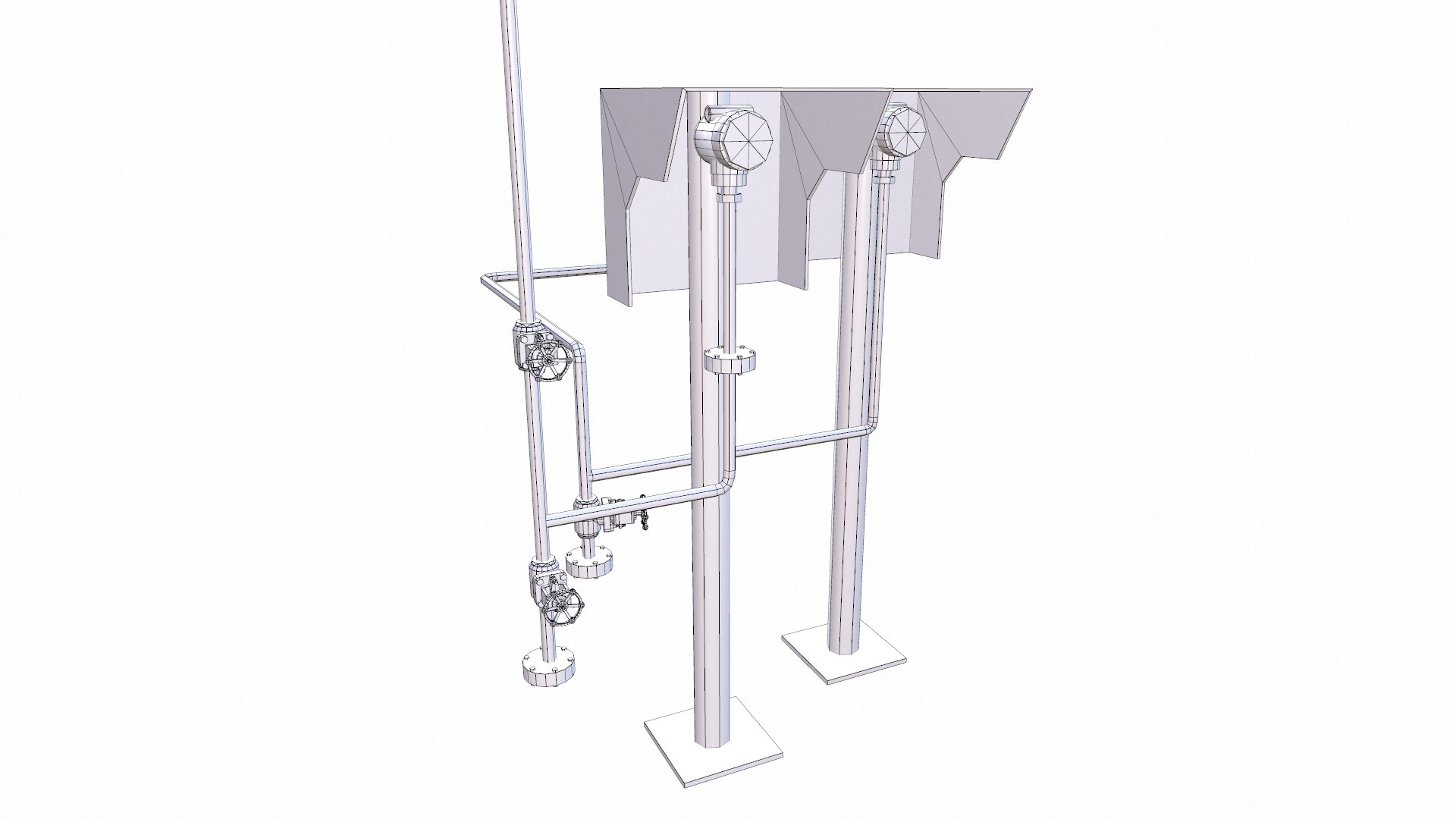 Meter And Valve 3D Model - TurboSquid 2341749