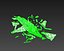 3D model crashed aircraft
