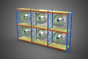 3D INDOOR ARRAY ROW SHELF RACK TRAY ROTARY HYDROPONIC PLANT GARDEN