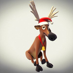 3d reindeer xmas decoration