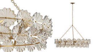 3D Gianna 36 Ring Chandelier model