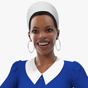 Light Skin Black Maid Rigged