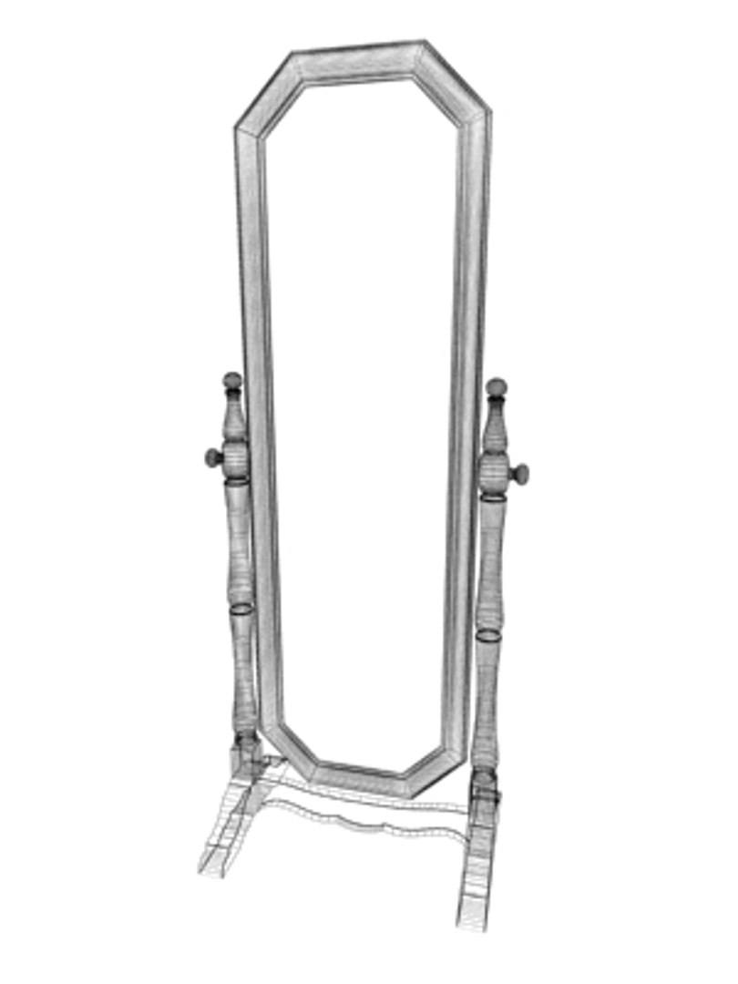 3ds max cheval mirror