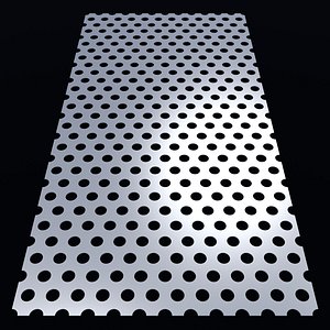 Perforated panel with 27 percent opening 25O98