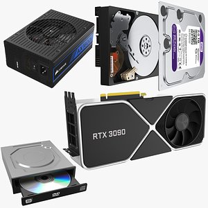 Four Computer Hardware Components