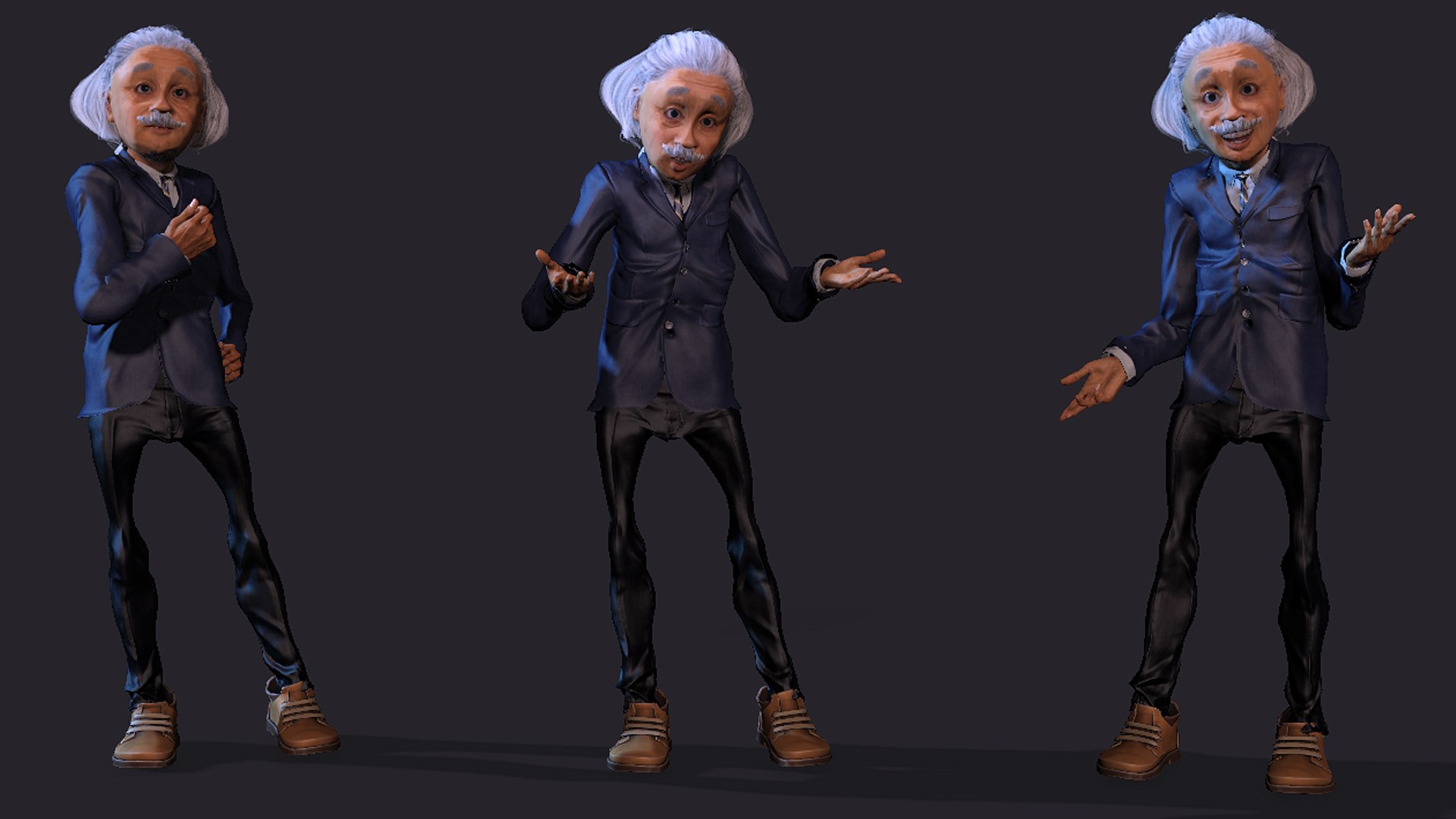 3D Einstein model https://p.turbosquid.com/ts-thumb/d7/eSQ1m8/IC/e2/jpg/1635530844/1920x1080/fit_q87/d0e9752db2429dcde82026b76108b3e8f300ffe3/e2.jpg