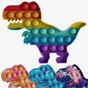 3D Popit dinosaur