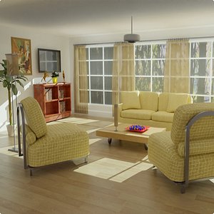 Living Room 2 3D