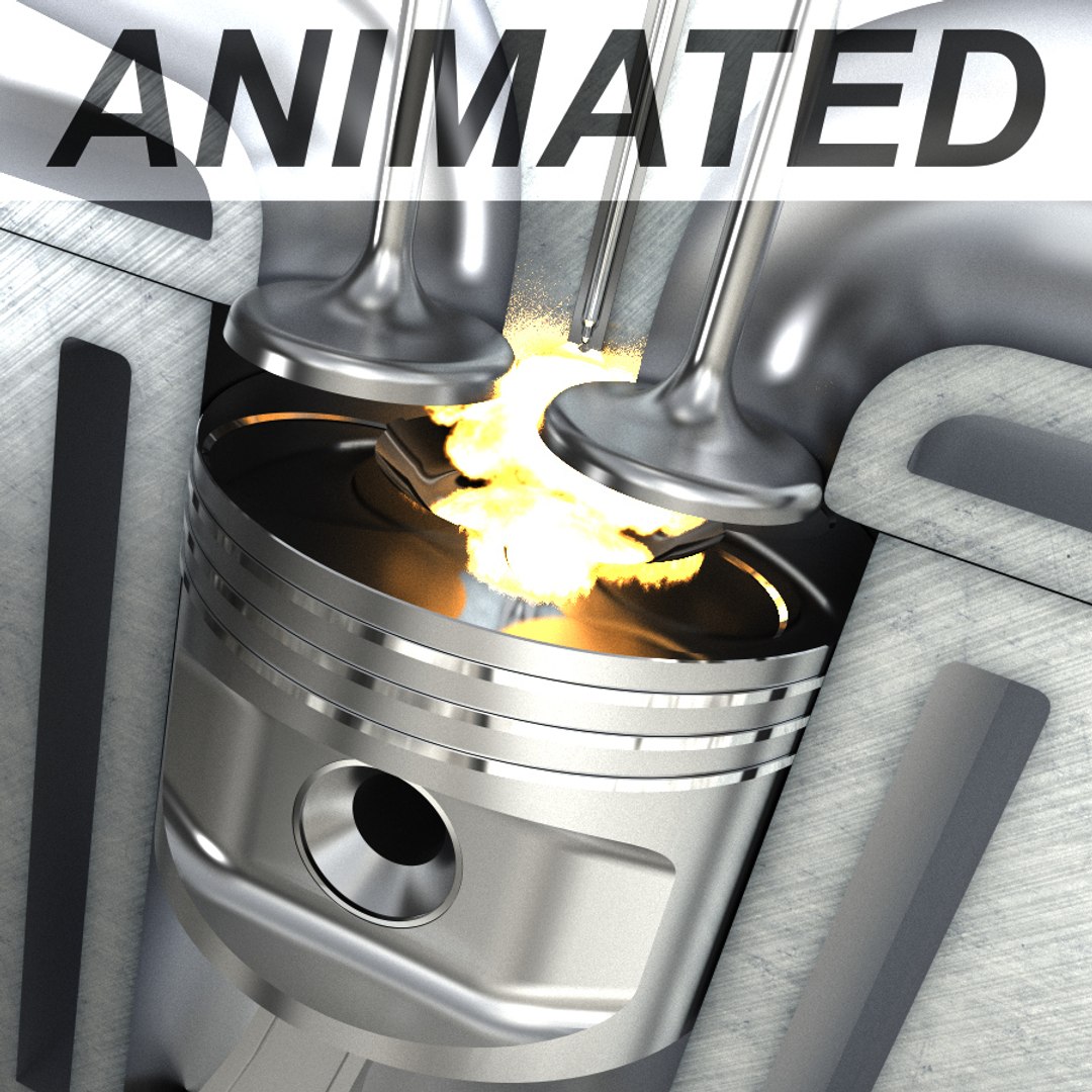 Engine Piston Animation
