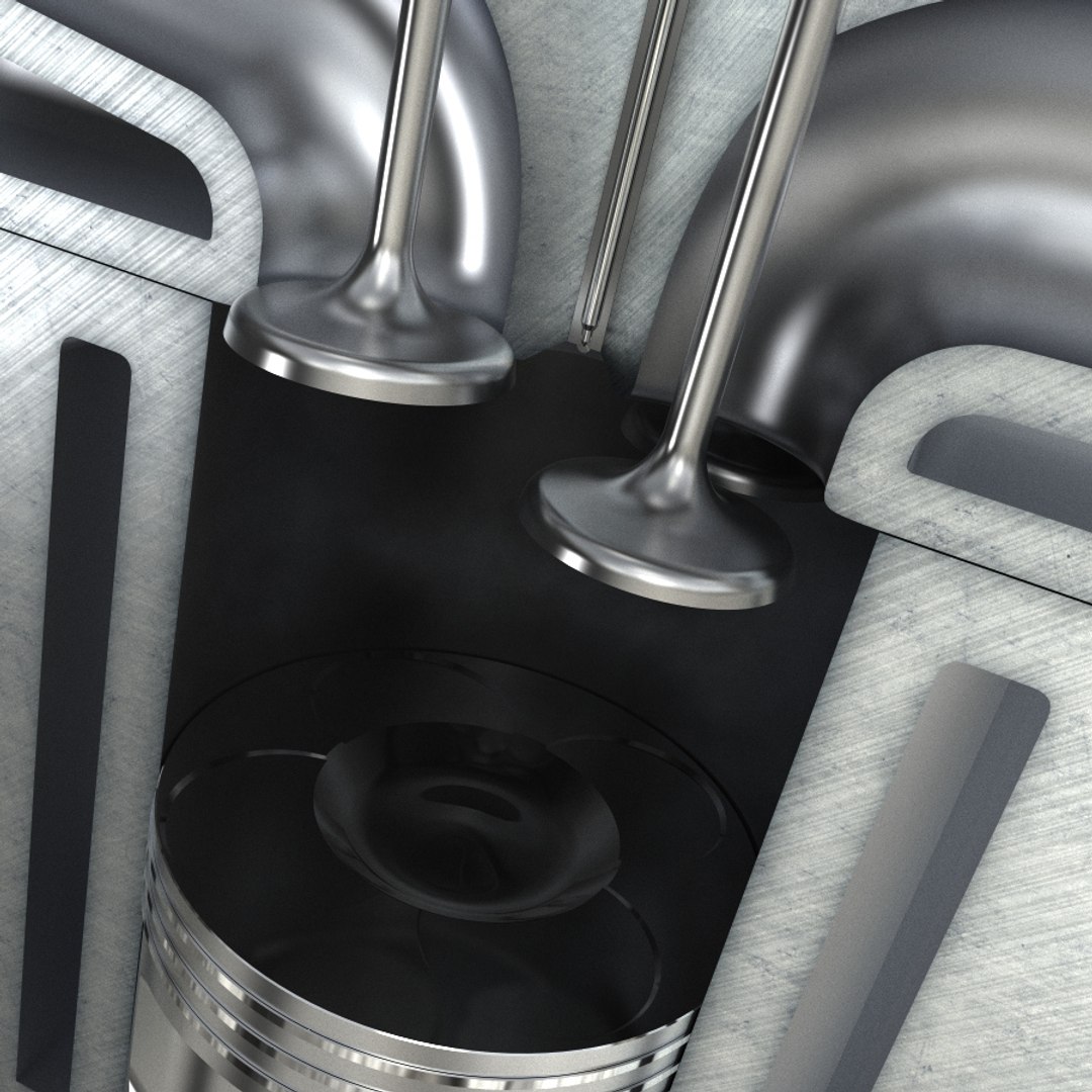 3D Diesel Engine Cylinder Animation - TurboSquid 1261755
