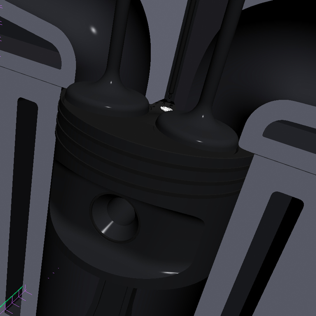 3D Diesel Engine Cylinder Animation - TurboSquid 1261755