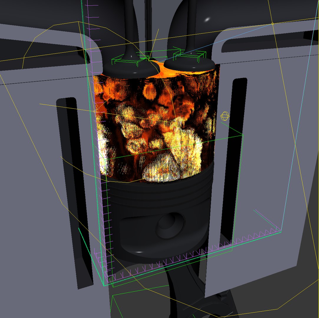 3D Diesel Engine Cylinder Animation - TurboSquid 1261755