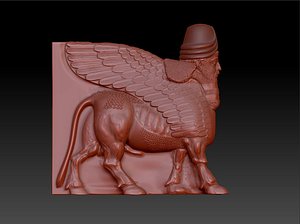 Assyrian Human headed winged bull