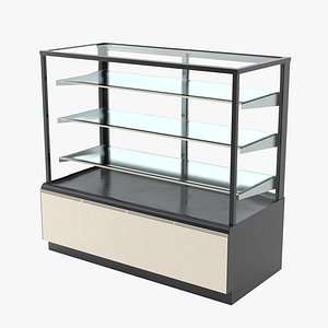 showcase confectionery case 3D