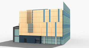 Low Poly Blom Building Surry Hills Library