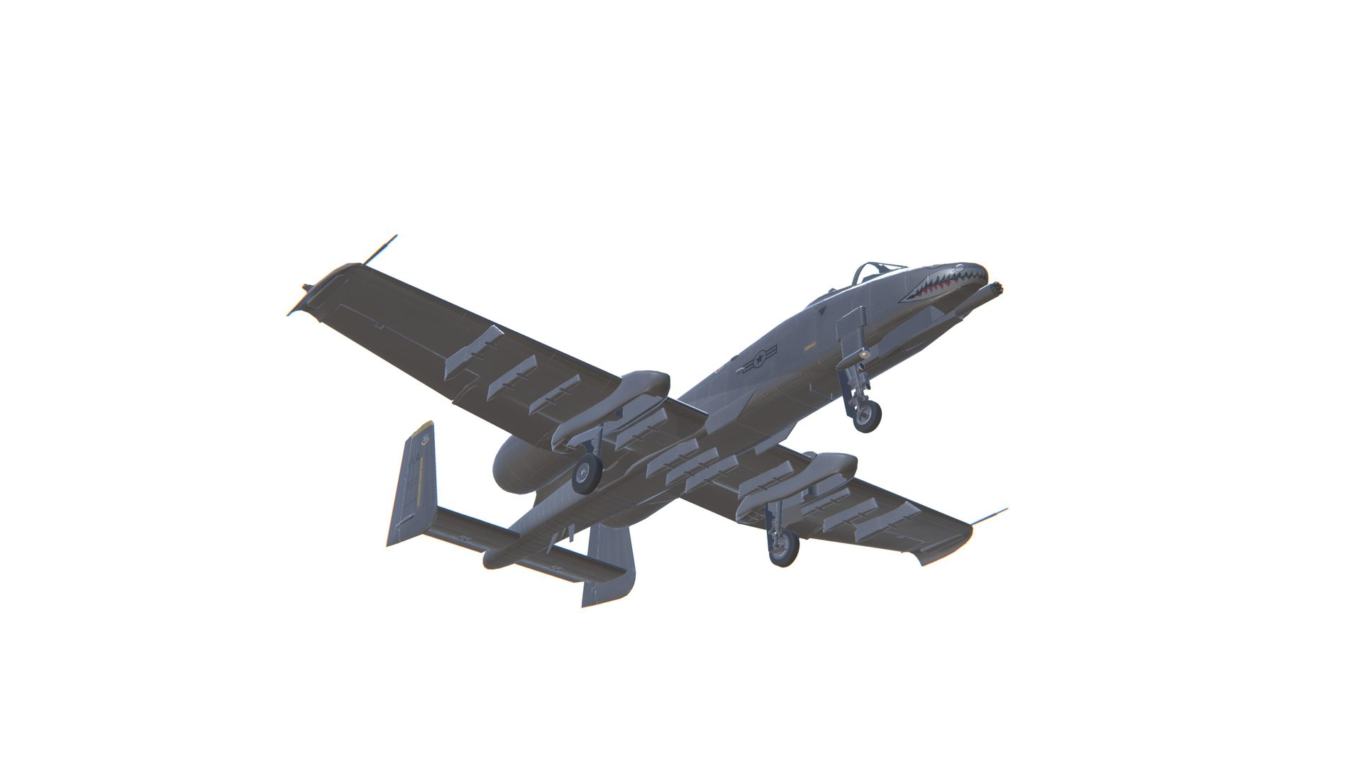 3D model A-10 Thunderbolt Jet Fighter Aircraft Low-poly 3D model https://p.turbosquid.com/ts-thumb/d7/sARpUl/25/screenshot84/jpg/1634059184/1920x1080/fit_q87/ed30f34b7fe51d619a0be4260fcccc5db39fac31/screenshot84.jpg