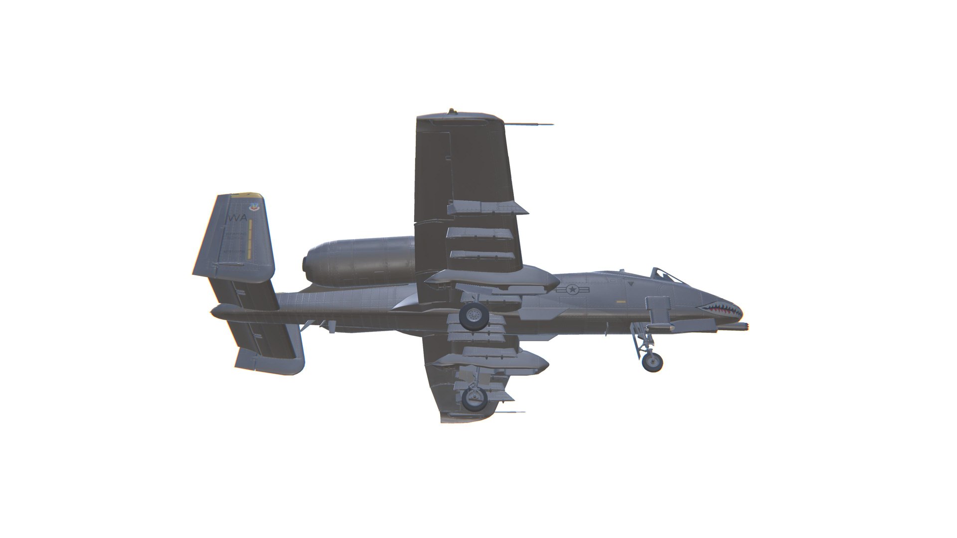 3D model A-10 Thunderbolt Jet Fighter Aircraft Low-poly 3D model https://p.turbosquid.com/ts-thumb/d7/sARpUl/W2/screenshot85/jpg/1634059185/1920x1080/fit_q87/72db47c90e4a14c00c3772d80d42da55d0bfae21/screenshot85.jpg
