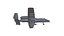 A-10 Thunderbolt Jet Fighter Aircraft Low-poly 3D model