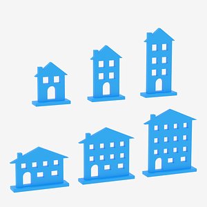 Cartoon House Icon Collection