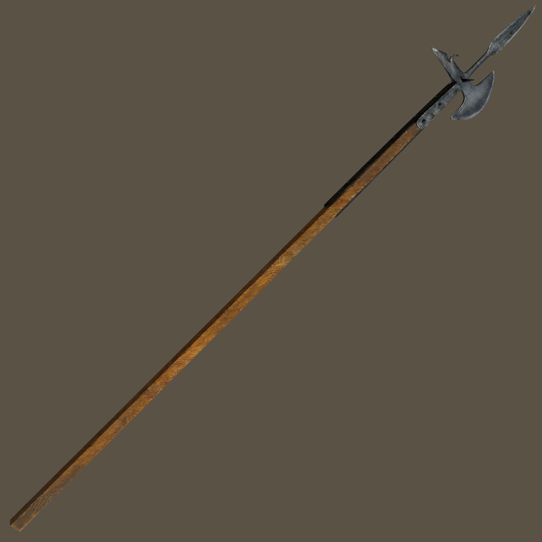 3D Medieval Pole Weapons Spear - TurboSquid 1424176